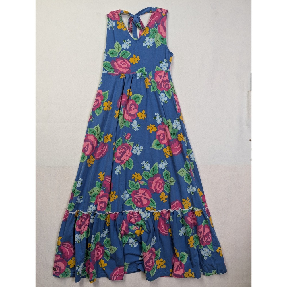 Matilda Jane‎ Womens Maxi Dress Size S Floral Ruffle Hem Blue - Picture 2 of 6